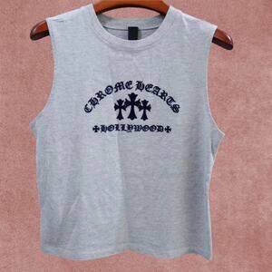 Chrome Hearts Women's Gray Tank Top